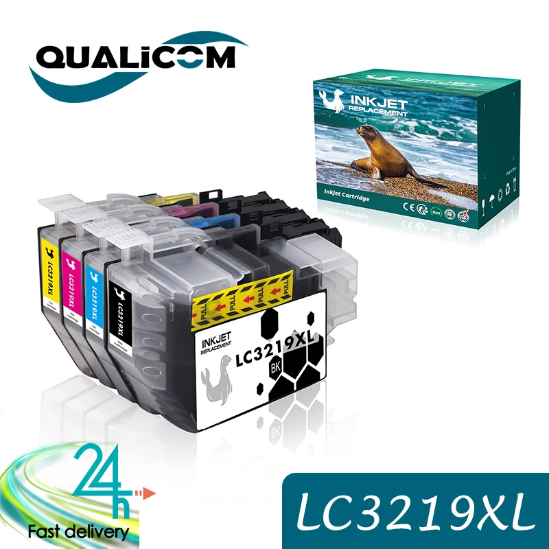 

1SET Compatible Ink Cartridge for Brother LC3219XL LC3219 LC3217 for MFC-J5330DW J6530DW J6930DW J5730DW J5335DW J5930DW J6935DW
