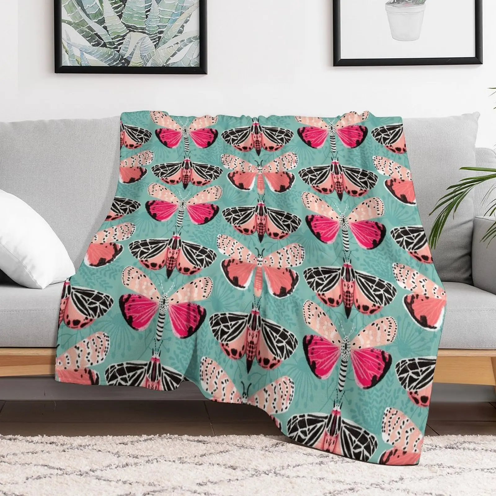 Lepidoptery № 6 от Andrea Lauren плед одеяло покрывала меховые теплые зимние одеяла