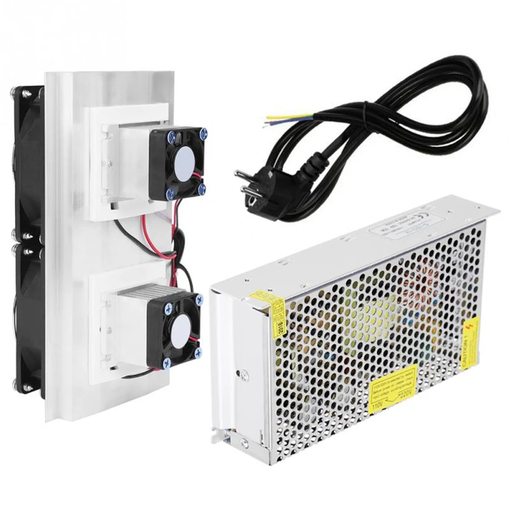 120W Dual-core Semiconductor Refrigeration Peltier Cooler Air Cooling Radiator DIY Mini Fridge Cooling System cooling equipment