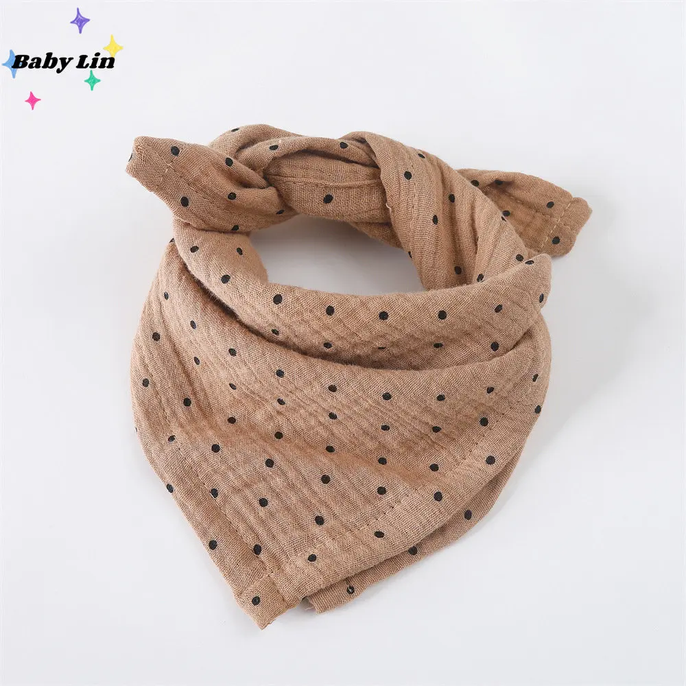 

Korean Style Baby Muslin Bibs Triangle Saliva Towel Apron Bandana Scarf for Boys Girls Feeding Drool Bib Soft Cotton Burp Cloth