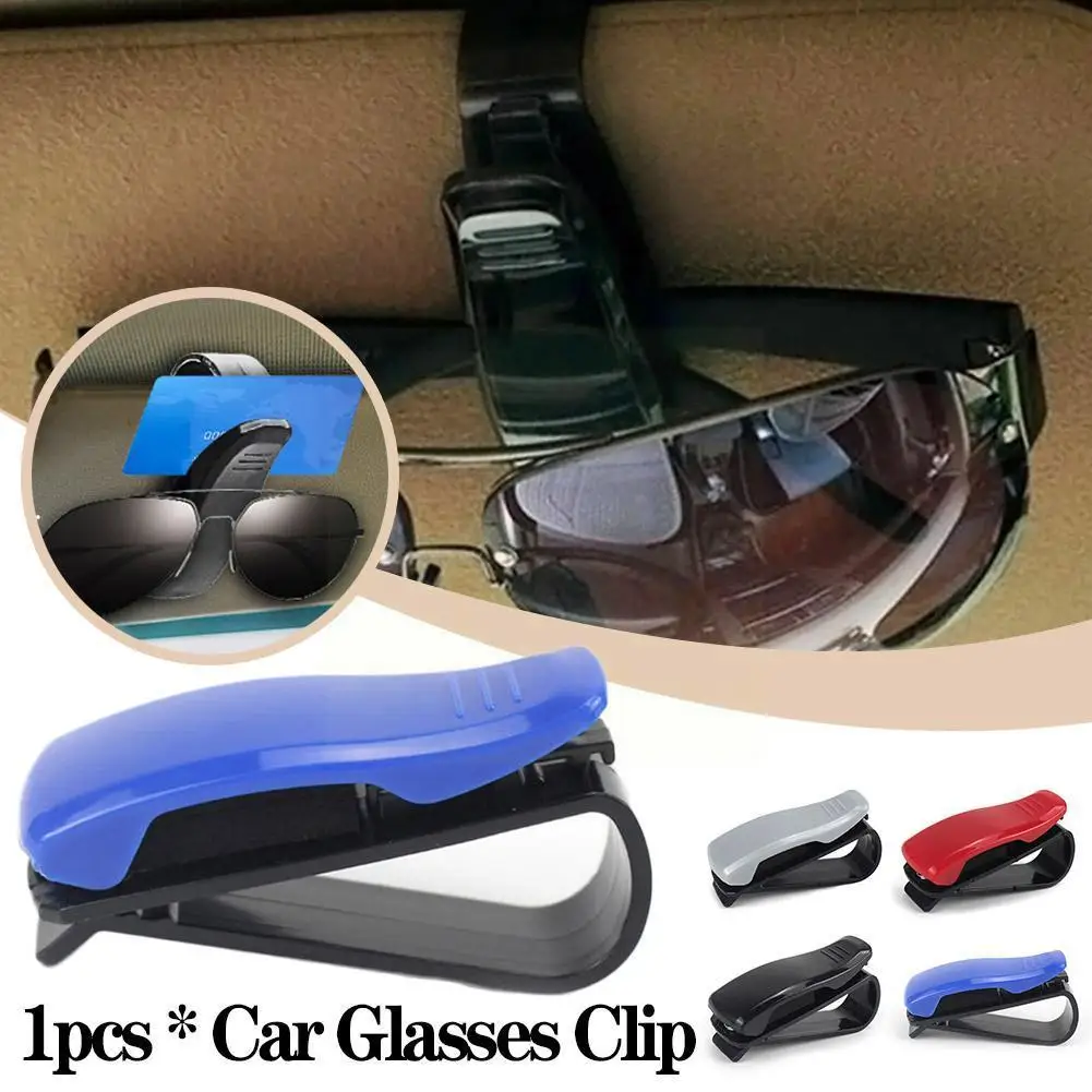 

Универсальный автомобильный козырек для очков держатель для очков зажим для билета очков портативный автомобильный зажим аксессуары быст...