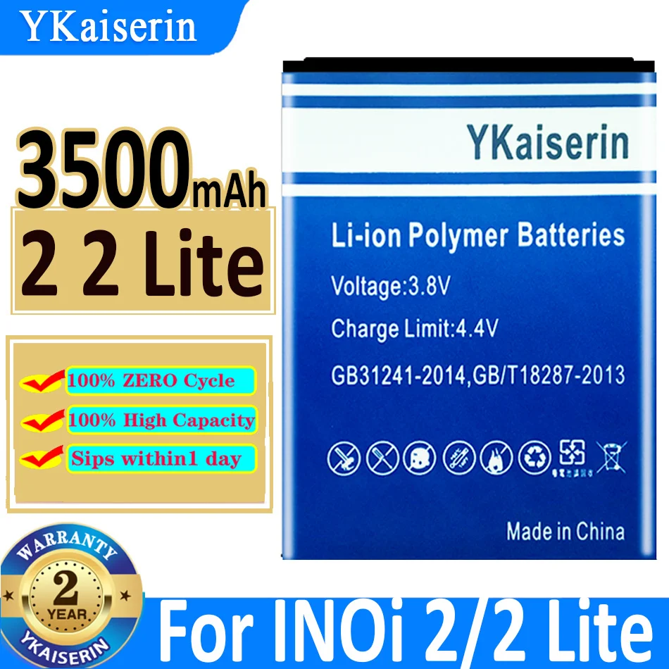 

3500mAh YKaiserin Battery For INOi 2/2 Lite/2Lite INOi2 Bateria