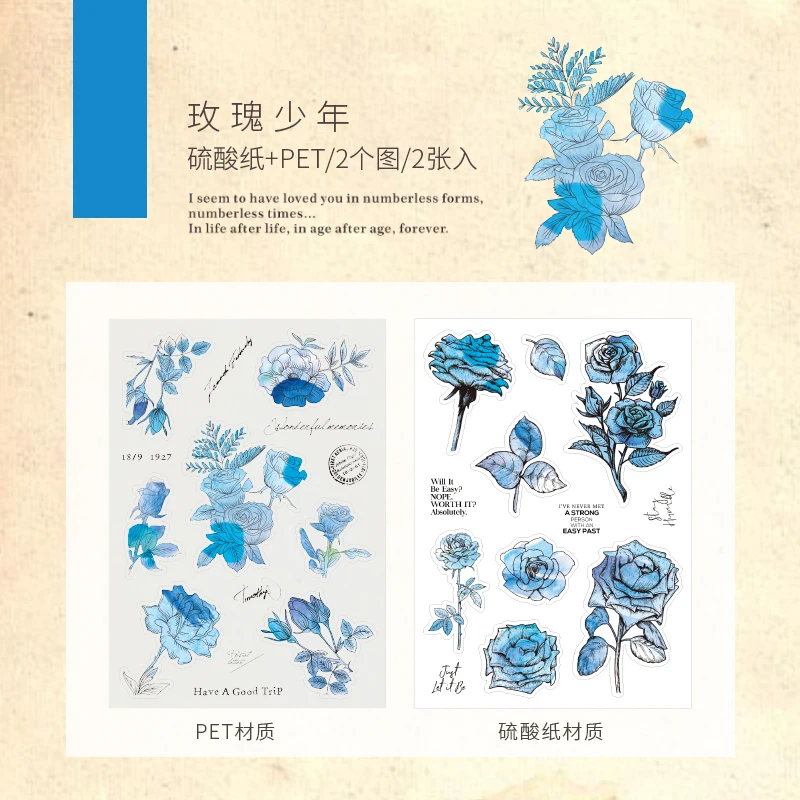 

Набор стикеров Alideco "Цветочный сад", 30 шт.