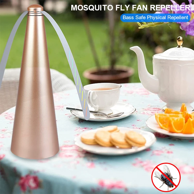 

Fly Mosquito Pest Bug Repellent Fan Fly Destroyer Propellor Food Protector Mosquitoes Trap Insect Killer For Indoor Outdoor Meal