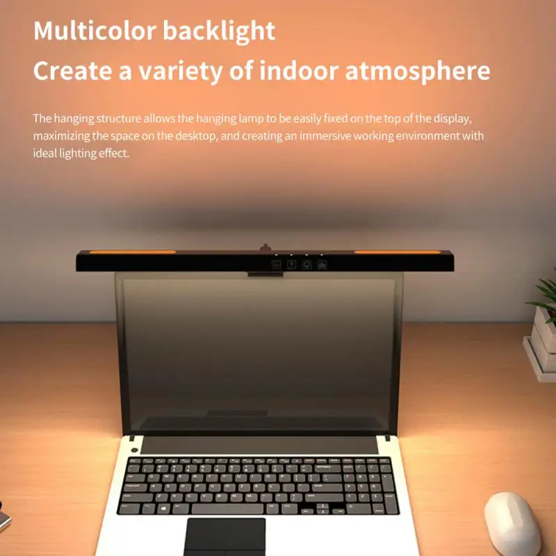 

Computer Light Desk Lamp Screen Light Laptop Type-c Lamp New Hanging Light Table Lamp Monitor Light For Study Reading Light