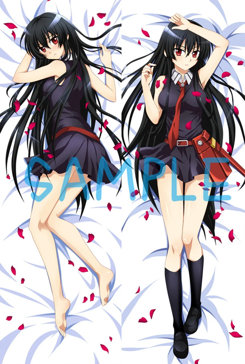 

Akame Ga KILL! Подушка для тела Akame Kurome Dakimakura, семейная Подушка Otaku, постельное белье, обнимающая Подушка, наволочка с двусторонним принтом