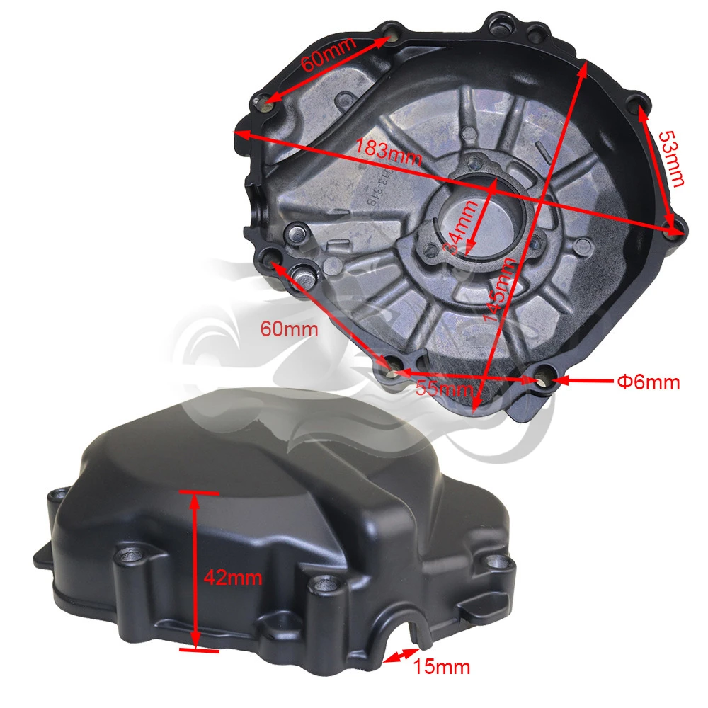 

Engine Stator Cover Crankcase Stator Left Fit for SUZUKI GSXR1000 2005 - 2008 2006 2007 K5 K7 GSXR600/750 2004 2005 K4