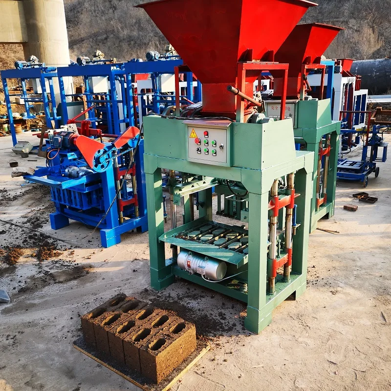 YG4-35B Полуавтоматическая машина для формования блоков с бункером Машина