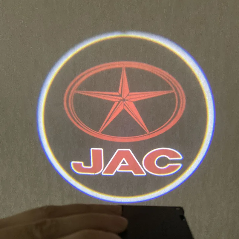 

2PCS Led Car Door Logo Light HD Laser Welcome Lamps For JAC S3 s5 A30 a13 T6 t8 m4 M2 Interior Parts Tools Car Goods Accessories