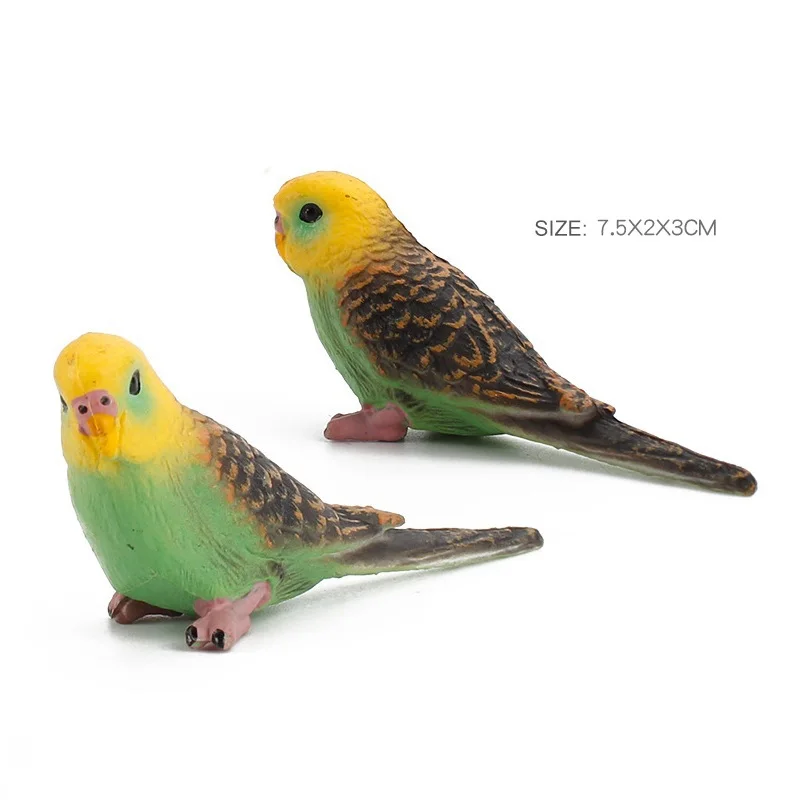 

Миниатюрная статуэтка попугая из канифоли