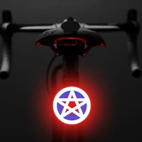 1pcs bicycle taillight multi lighting modes models usb charge waterproof led cycling taillight bike rear light accessories