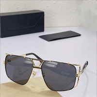 metal square sunglasses woman fashion brand glasses match original box unisex sunshade mirror mod9093