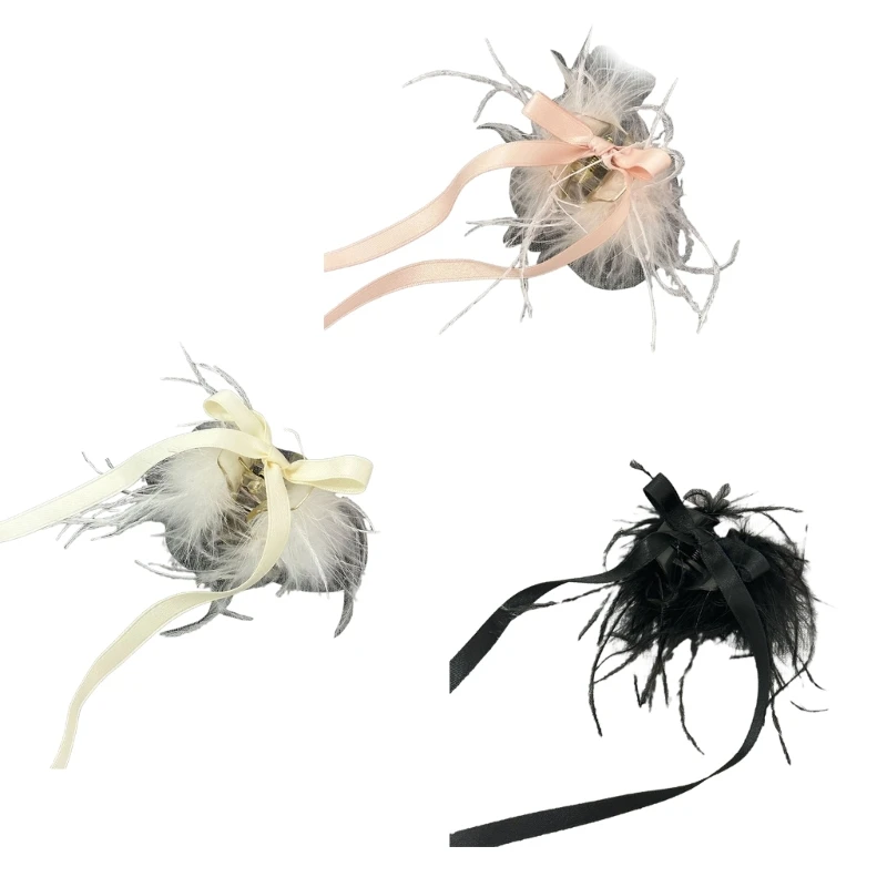 

Long Ribbon Hair Clip Hairpin Princess at Large Hairpin for Women Girls