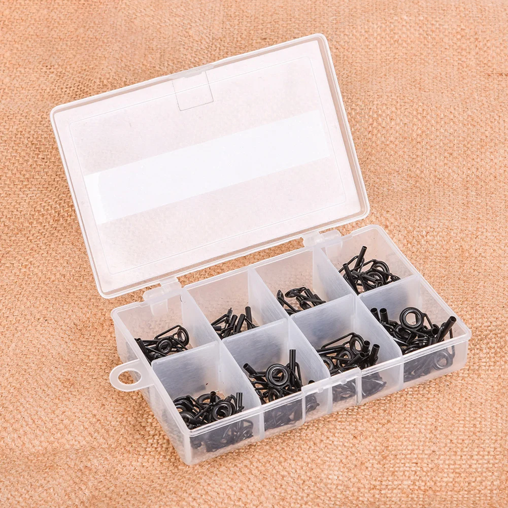 

Durable Practical Quality Ceramic Ring Part Wire Ring 80pcs Accessories Rod Eye Smooth Stainless Steel Ceramic