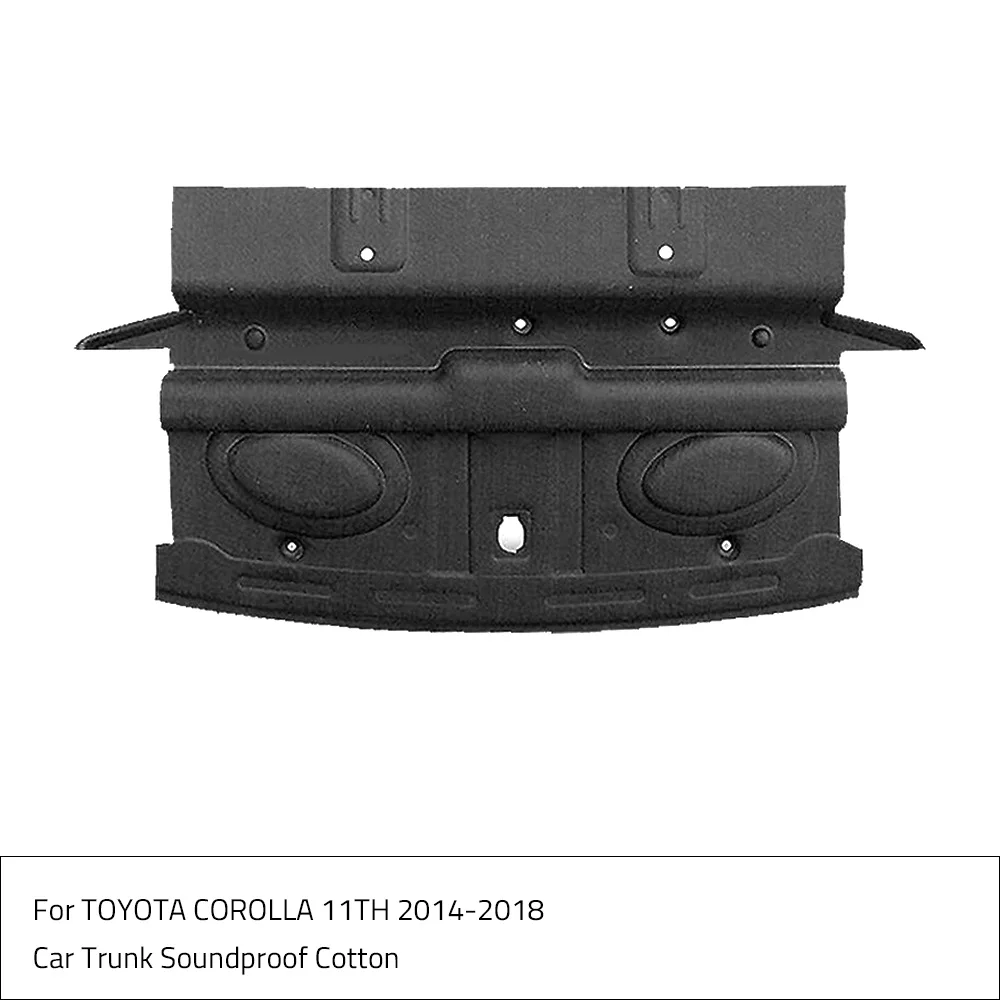 

Изоляция багажника автомобиля, хлопок, звукоизоляционный ковер, липкая накладка, Стайлинг автомобиля для TOYOTA COROLLA 11TH 2014-2018