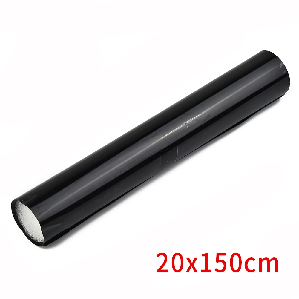 

Auto Car Solar Film Scratch-Resistant 20cmx150cm Front Glass Sunscreen Shade Anti-UV Exterior Accessories Black Windscreen