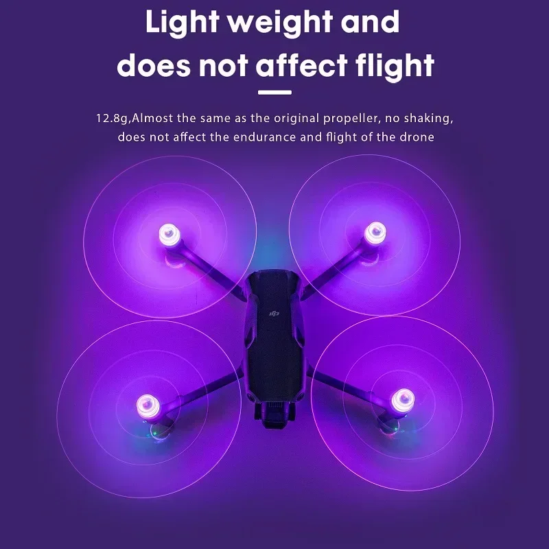 Светодиодный вспышка пропеллер для дронов малошумный 3-световой мигающий режим