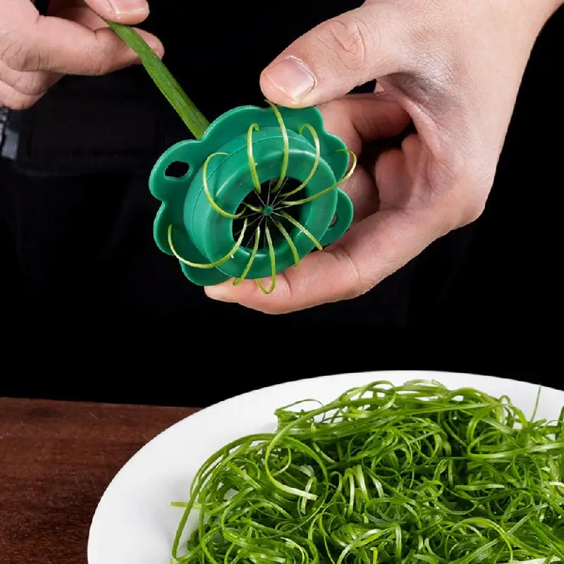 

New Green Onion Slicer Shredder Kitchen Superfine Vegetable Shredder Onion Cutter Wire Drawing Vegetable Shredder Kitchen Gadget