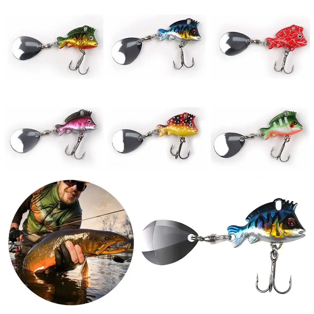 

17g VIB Spoon Spin Sequin Lure Spinning Lure Spinner Sinking Freshwater False Bait Hard Bait Simulated Bait Sea Fishing