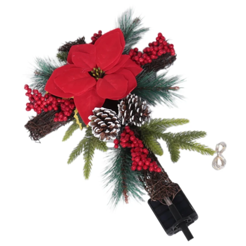 Крестообразный металлический крестообразный светильник на солнечной батарее из