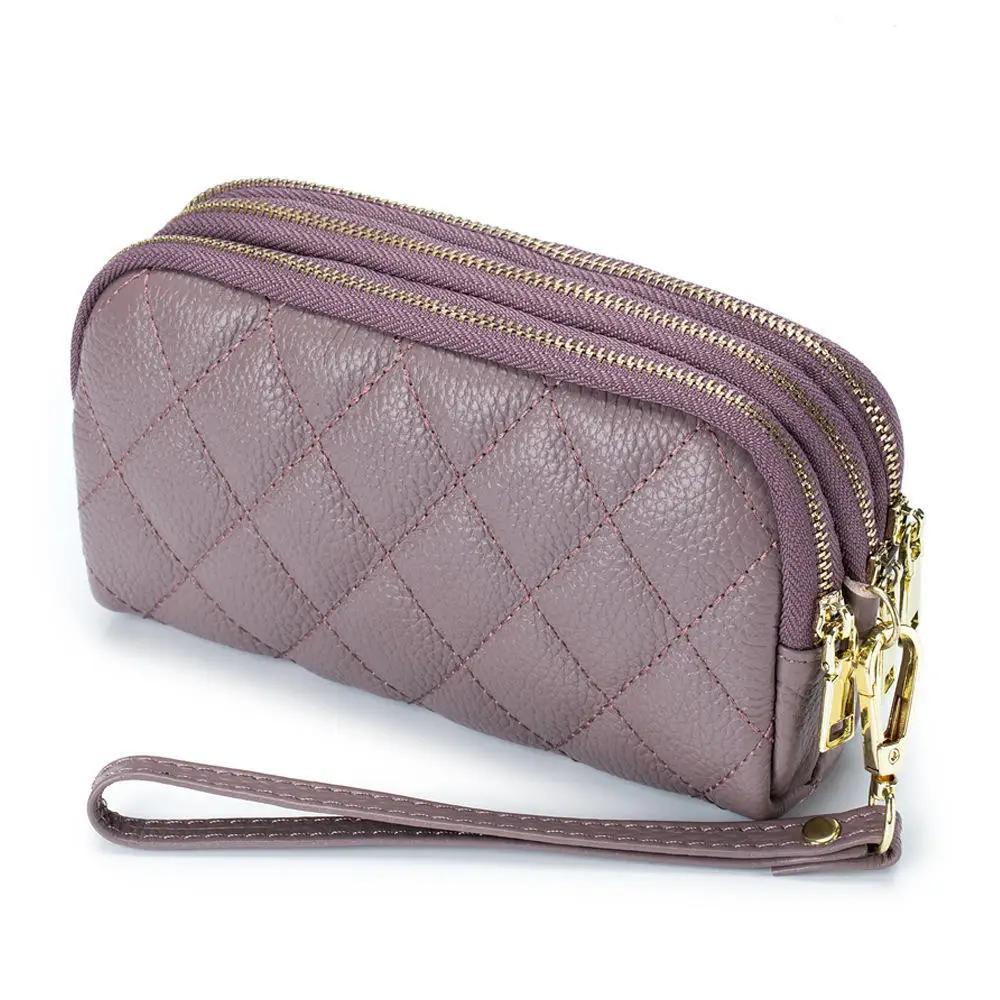 Leather Wallets for Women Mini Billeteras Para Short Portefeuille Femme Wallet Black Monedero Mujercarteira Feminina  Zipper