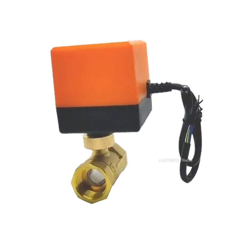 

DN15 DN20 DN25 AC 220V Brass Electric Motorized Thread Ball Valve 2-Way 3-Wire DC 12V solenoid water valve with Actuator