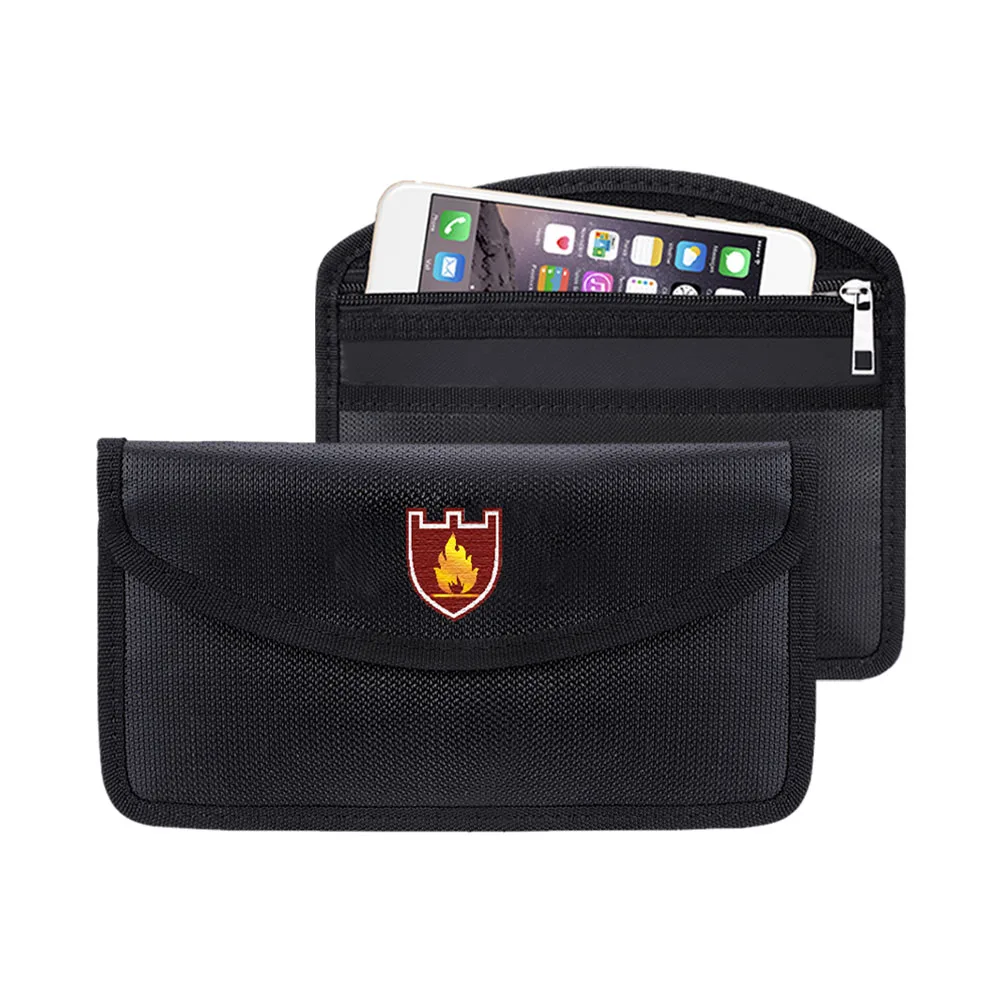 

Fireproof Burn - Proof Package Valuables Kit Anti - Signal Interference Package Fireproof Document Bags For Money Jewelry Etc