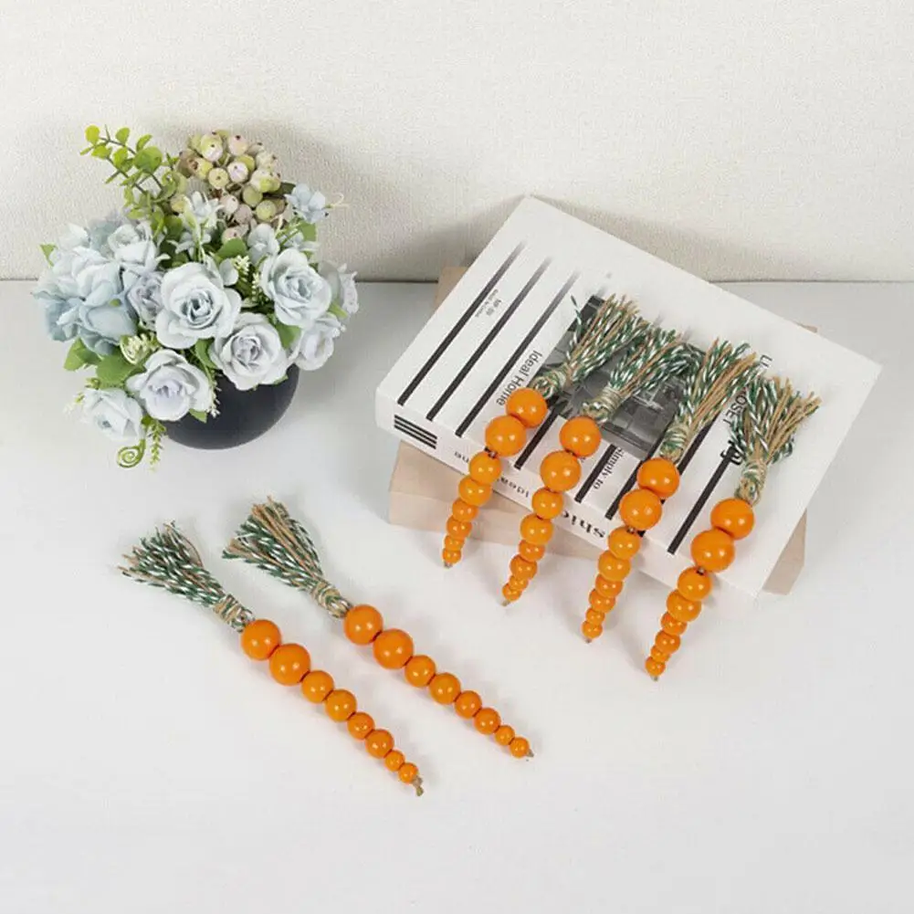 

New Hanging Beads Windmill Candy Twine Tassel Creative Children's Decoration Bead Home String Color Wooden Pendant Ornament U0C5