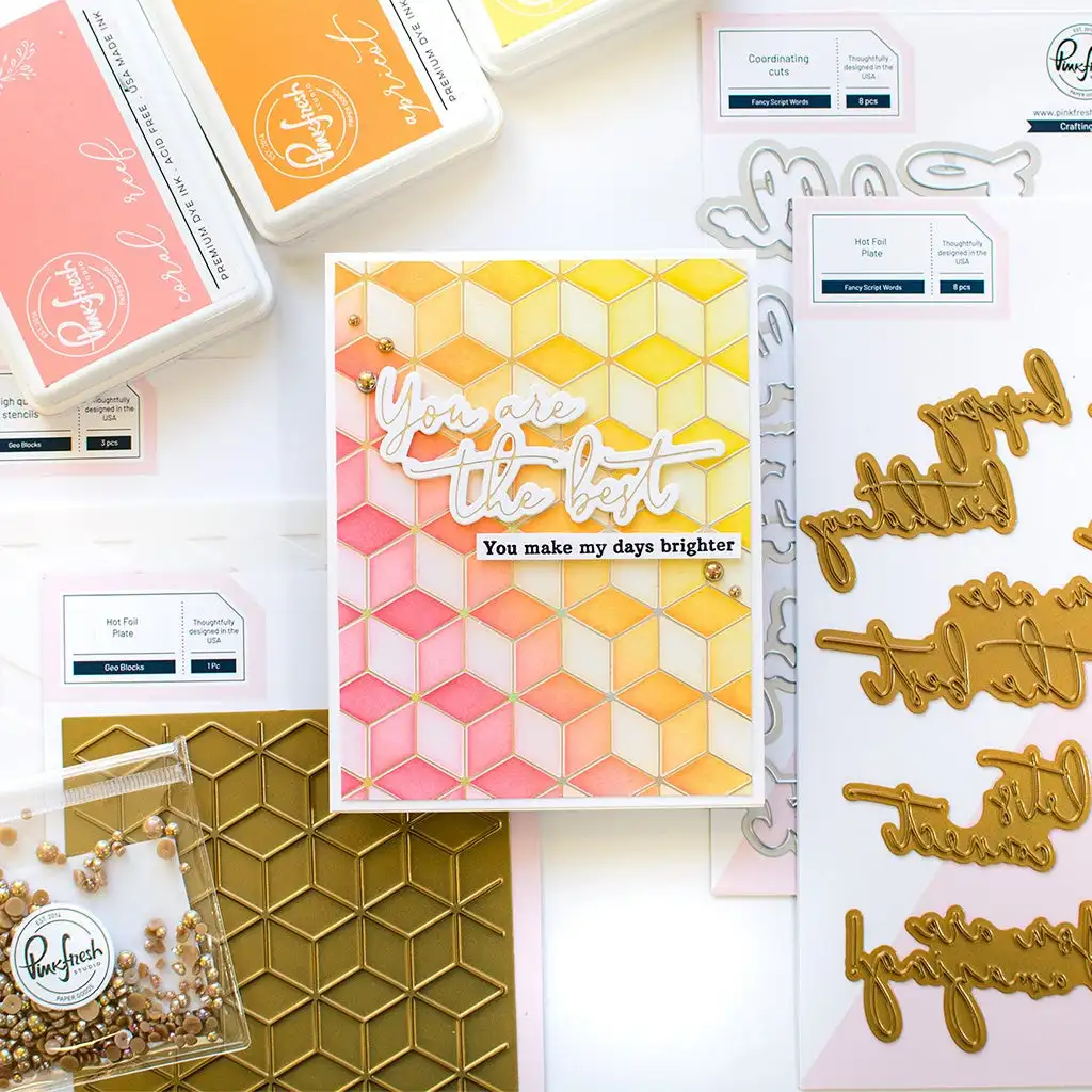 Новинка 2022 весенние геоблоки твердые Горячие трафареты для пластин из фольги