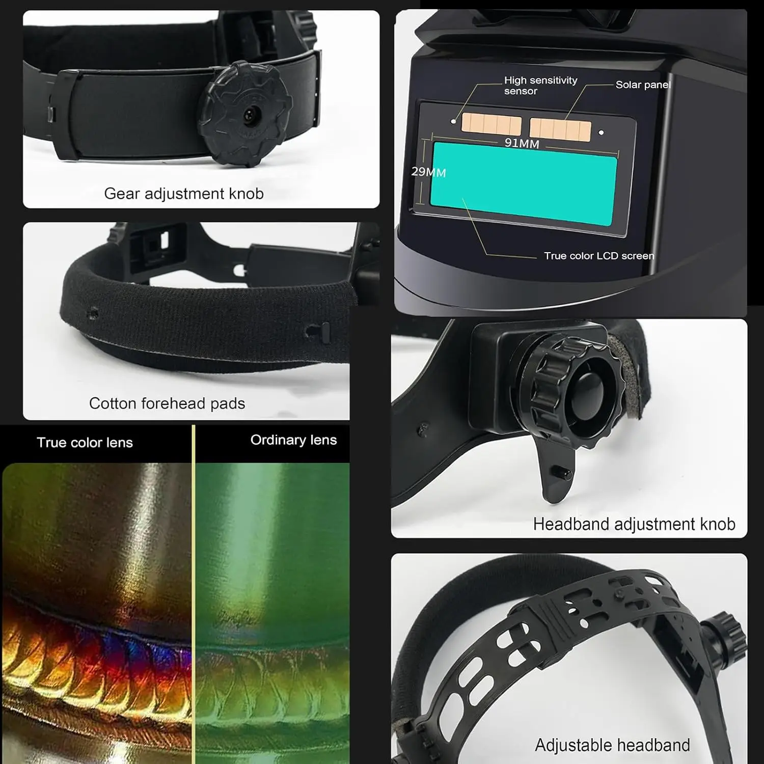 Маска для сварки с автоматическим затемнением 130 ℃