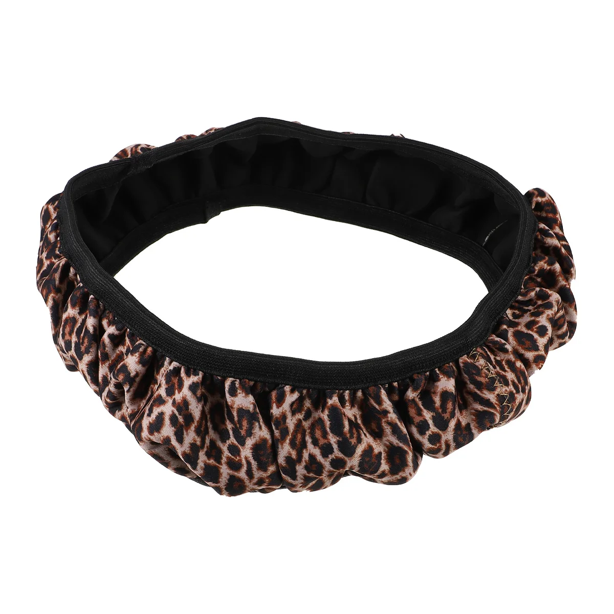 

Steering Wheel Wrap Plush Car Cover Floral Leopard Protector Auto Covers Winter Cushion Fuzzy