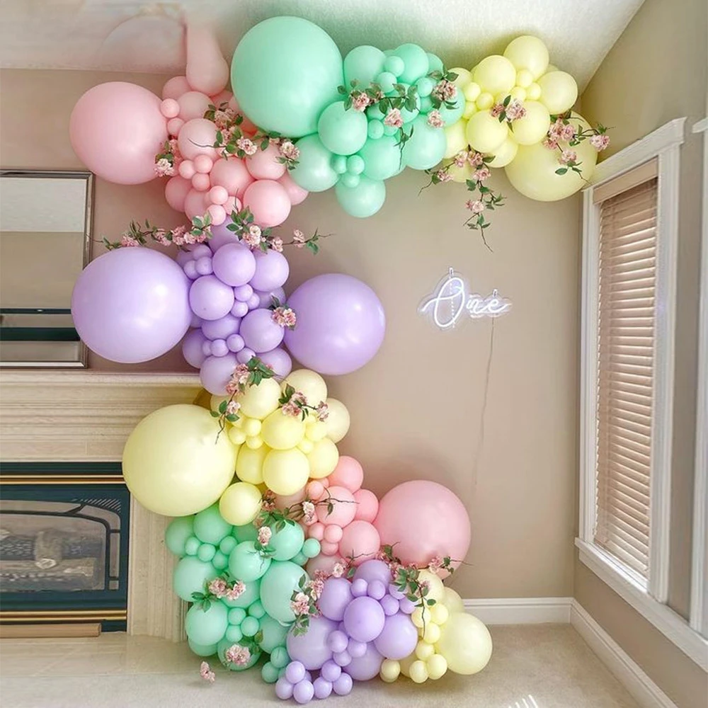 

149pcs Multicolor Macaron Pastel Balloon Garland Rainbow Latex Balloons Air Globos Birthday Party Wedding Baby Shower Decoration