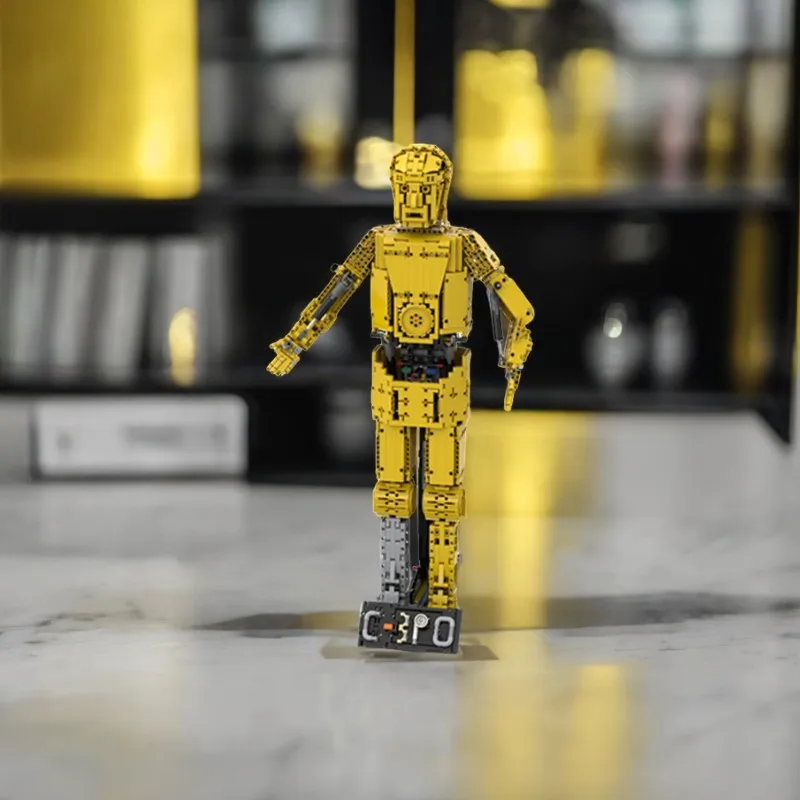 2737 деталей MOC Техническая модель «Звездная битва» B C-3PO, строительные блоки, архитектурное образовательное искусство, коллекция, подарок на день рождения, креативное рукоделие, 3D. (art.: 3920dccd61d52) - 3920dccd61d52