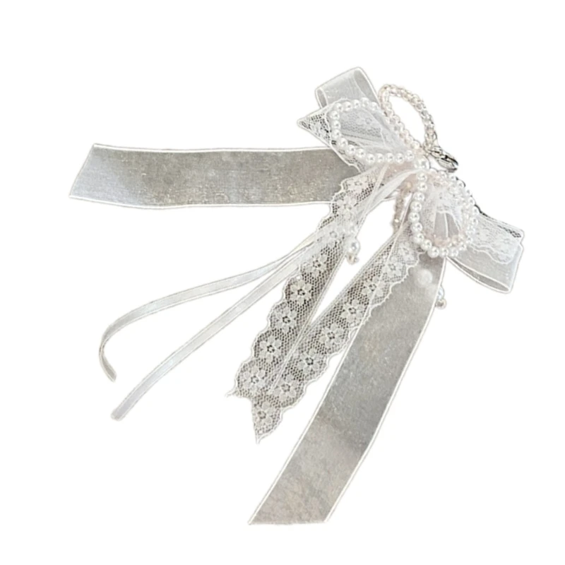 Элегантный брелок из бисера подвеска для телефона уникальный ключей лента бант