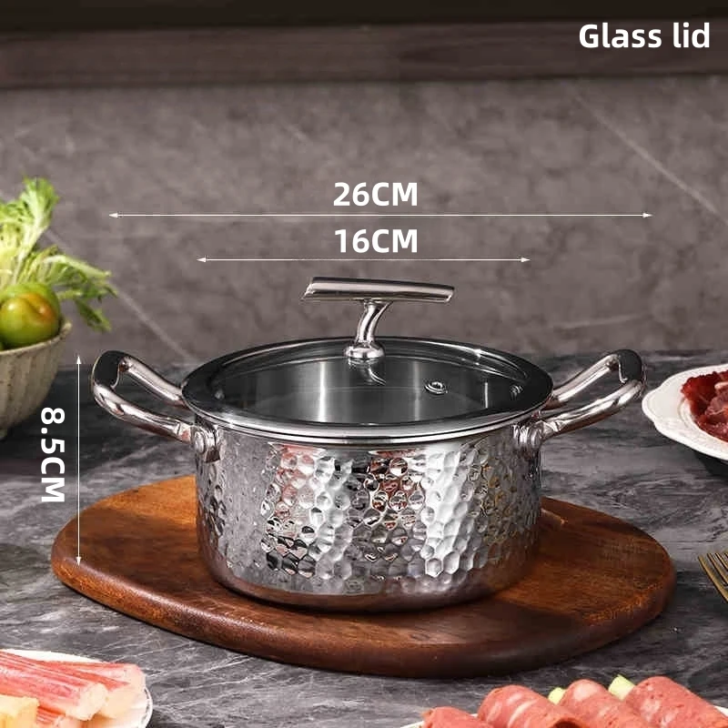 

Золотая кастрюля для супа QiaoZhi 16 см