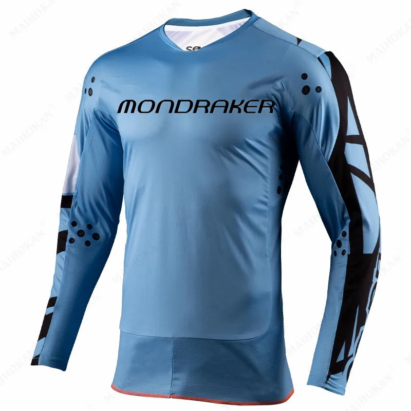

MONDRAKER Moto Bicycle Jersey Long Sleeve Cycling Enduro Mtb Shirt Downhill T-shirt Camiseta Motocross Mountain Bike Clothing