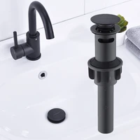 orb basin sink pop up drain valve for bathroom black chrome gold washbasin bounce drain stopper bathroom sink faucet accessory