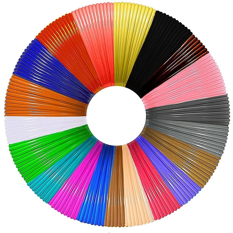 

Promotion! 3D Pen Filament PLA Refills 20 Colors, 16 Ft Per Color Total 320 Ft 1.75Mm Premium Filament For 3D Printing Pen Comes