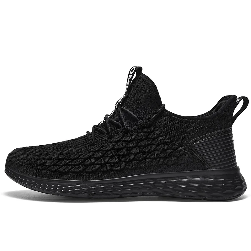 New Men Casual Shoes Breathable Mesh Sneakers Comfortable Walking Footwear Male Running Sport Shoes Lace Up Walking Shoe