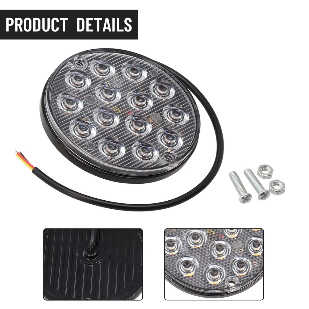 Univiersal Запчасти Круглый светодиодный задний фонарь Простая установка