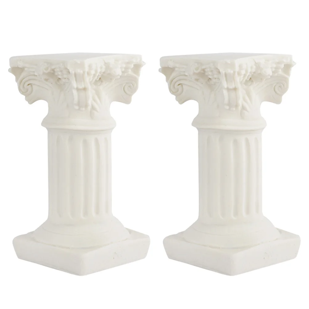 

Roman Pillar Greek Column Columns Decor Wedding Resin Statue Pillars Stand Holder Decorative Sculptureornament Home Statues