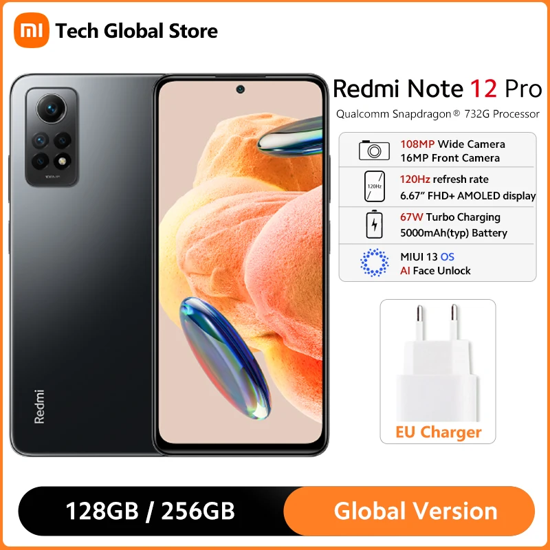 Смартфон Xiaomi Redmi Note 12 Pro 4G 8/256ГБ global