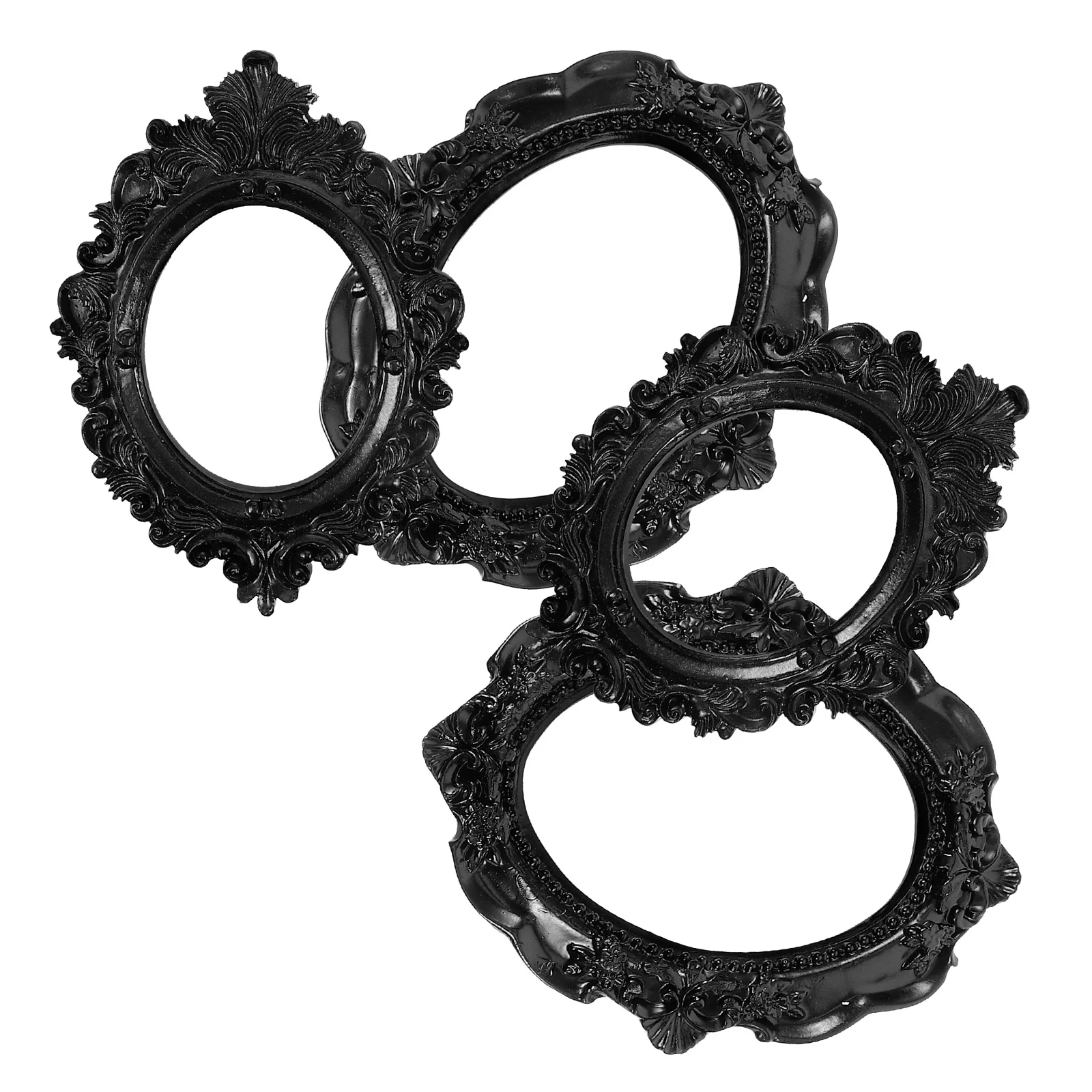 4-шт дисплей фоторамка подвесная винтажная стол украшают аксессуары смолы