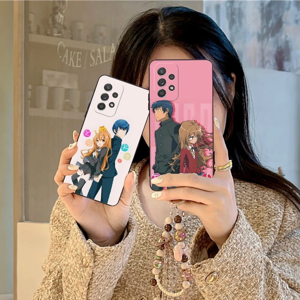 Милый чехол Toradora для мобильного телефона с рисунком Samsung Galaxy A91 73 71 70 54 53 52 34 24 23 21 S