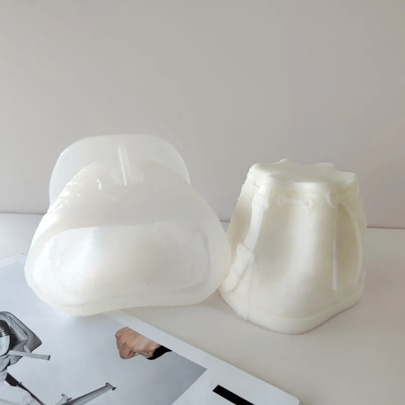 

Woman Luxury Handbag Vase Candle Silicone Mold DIY Creative Gypsum Form Planter Mould Girl Purse Plaster Resin Flower Pot Molds