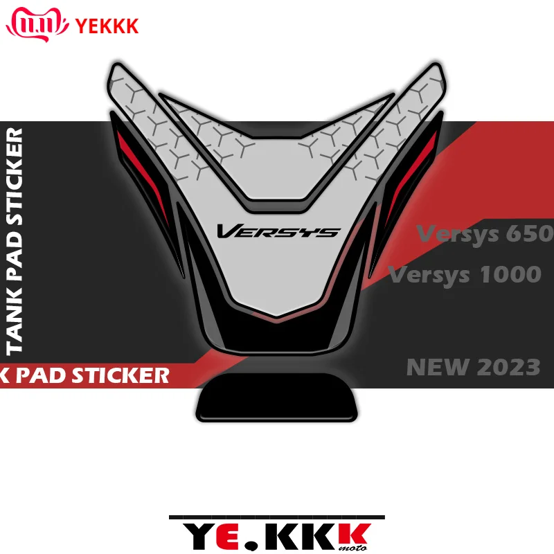 

For Kwasaki Versys650 Versys1000 New On Tank Pad 3D Gas Fuel Oil Tank Pad Protector Sticker Decal K LOGO