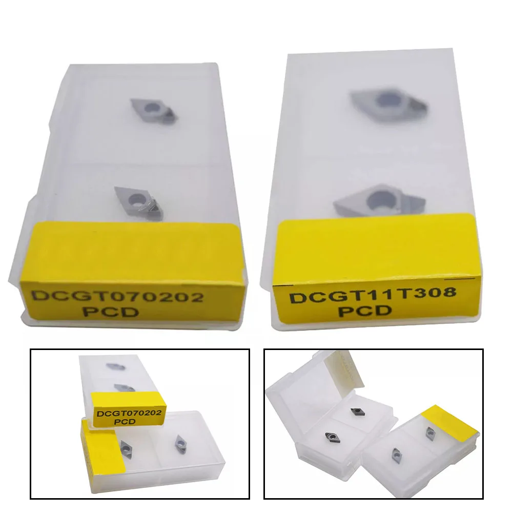 Инструменты DCGT070202 PCD для вставки профессионального класса 2 шт. специально