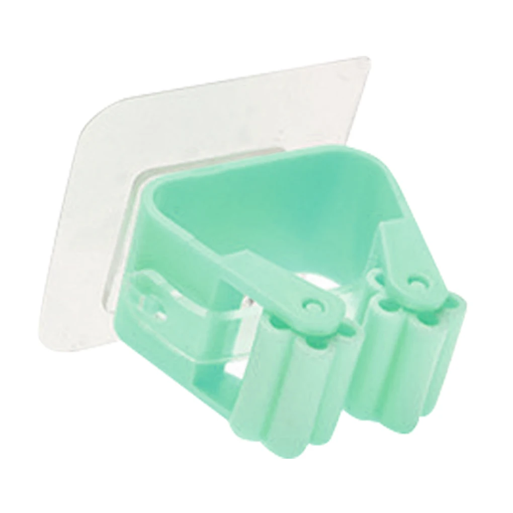 

Punch-free Mop Clip Bathroom Broom Hanger Multifunction Household Hole Free Mop Clip
