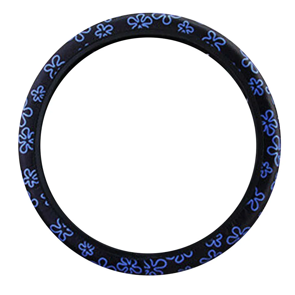 

1 Pcs Steering Wheel Cover 15\\\\\\'\\\\\\'/37-38cm High Quality SUV Flower Floral