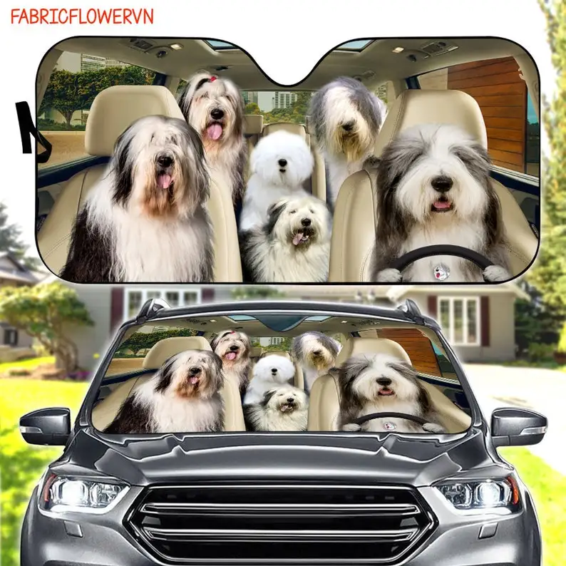

Автомобильный солнцезащитный козырек Bobtail, украшение для автомобиля Bobtail, лобовое стекло Bobtail, любители собак, солнцезащитный козырек для собаки, подарок для мамы, подарок для папы